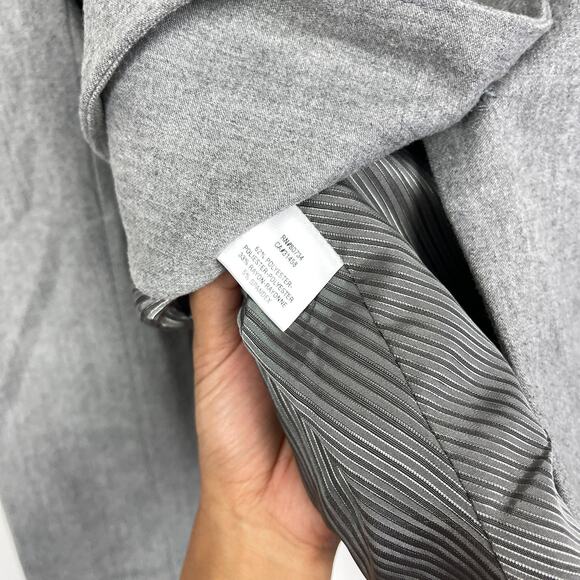 BCBGMaxAzria Womens XS Polyester Stretch Classic Blazer Jacket Gray - Picture 4 of 9